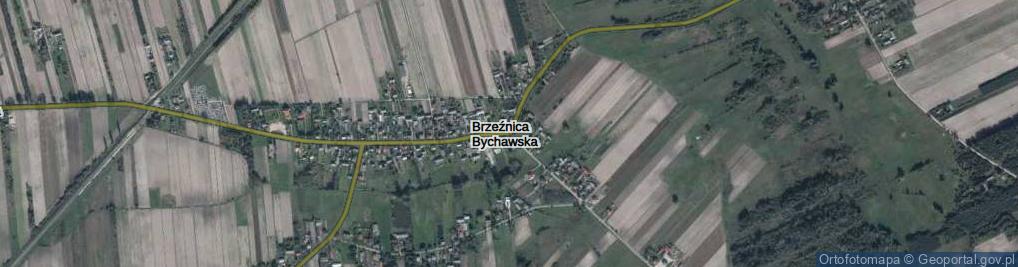 Zdjęcie satelitarne Brzeźnica Bychawska ul.